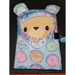 Claires Yellow Bear In Donut Hoodie Girls Locked Diary New 100 Page Keys...